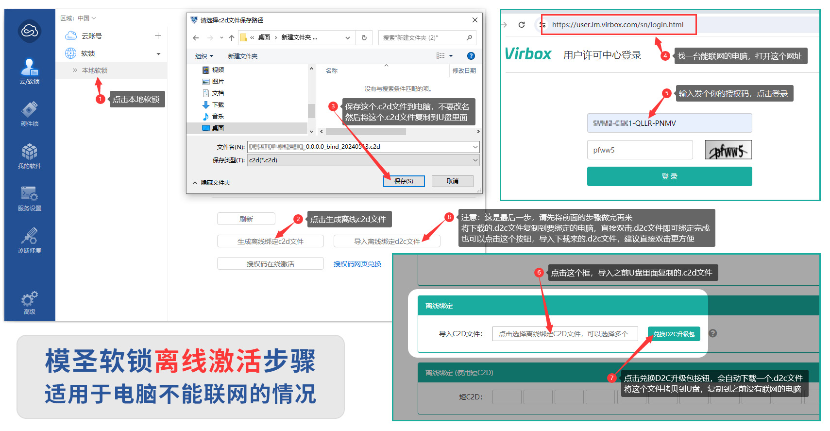 官方操作步骤示意图
