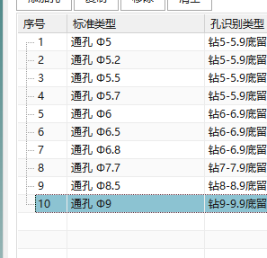 孔自动编程选择状态
